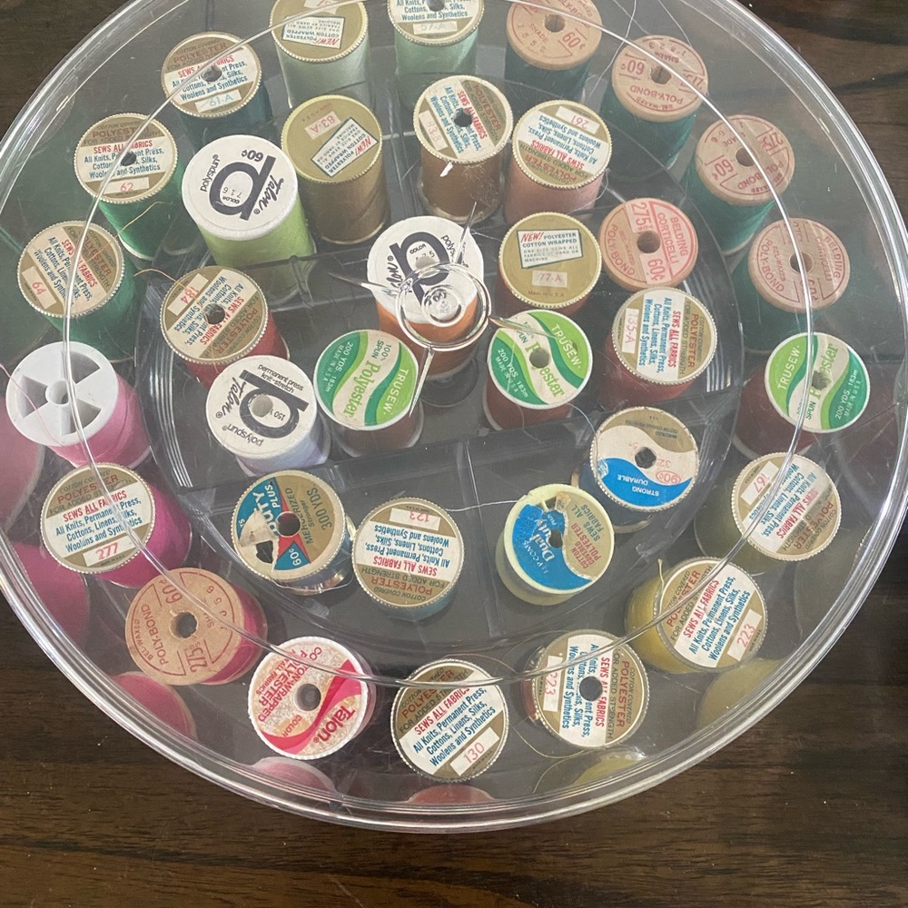 Colorful Sewing Thread Spools